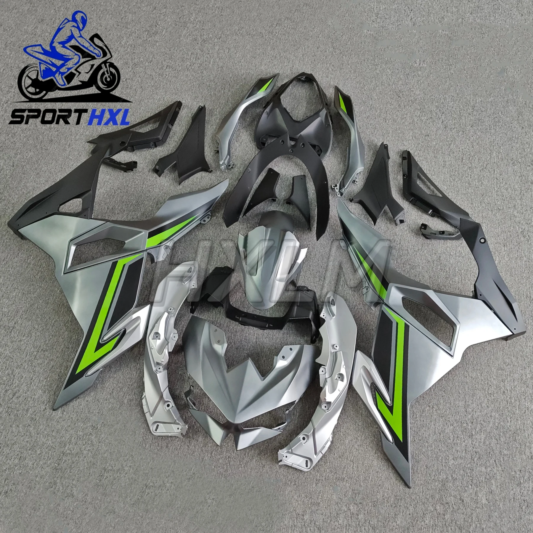 Multiple Choice Motorcycle Fairing Kit Aftermarket For Kawasaki NINJA 500 EX500 2024 2025 2026 Replacement Fairings Silver Grey