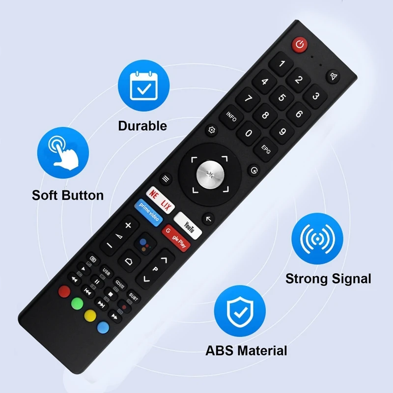 Replace Remote For CHIQ Smart 4K UHD TV L32H7N L32H7S U43H7AN U43H7L U43H7LX U50H7AN U50H7N U55H7A