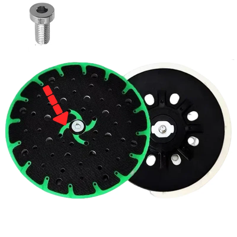 

1Pc 6 inch 150mm 17 holes Fischer Dry Grinder Universal Grinding Disc Polishing Machine Accessories Sandpaper Adhesive Disc