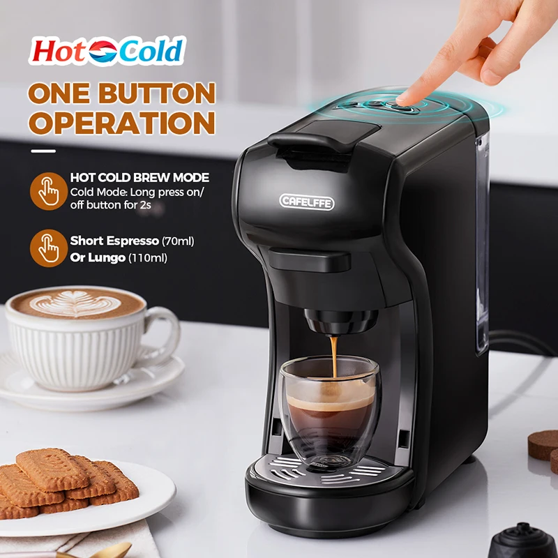 Capsule Maker DG/NES capsule Powder Coffee Pod Coffee Maker Home Hotel Room  Automatic Espresso Coffee Machine