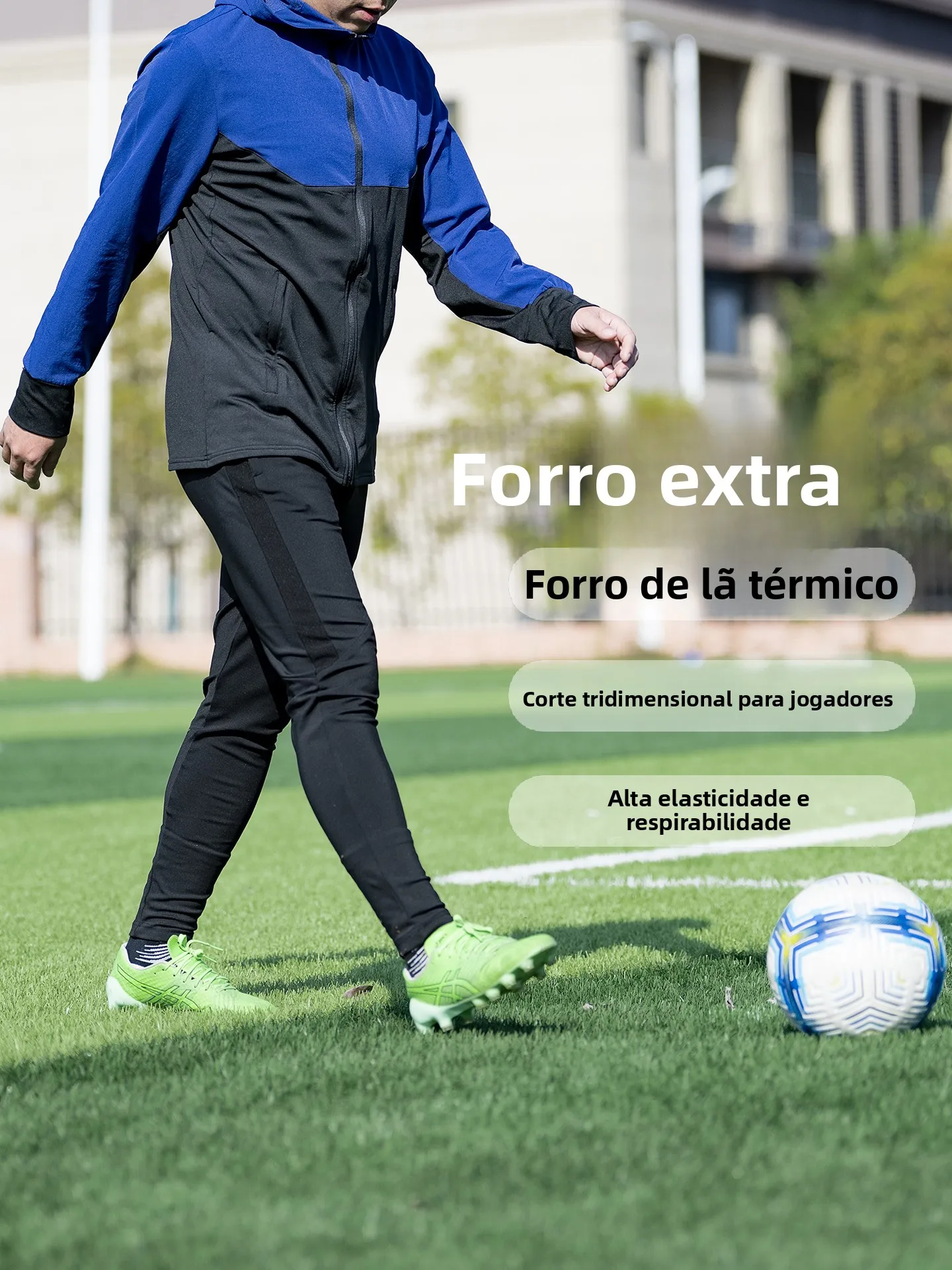 厚手のフリース暖かい高弾性サッカートレーニングロングパンツメンズスリムフィットレギンス秋冬スポーツレジャーポリエステル繊維