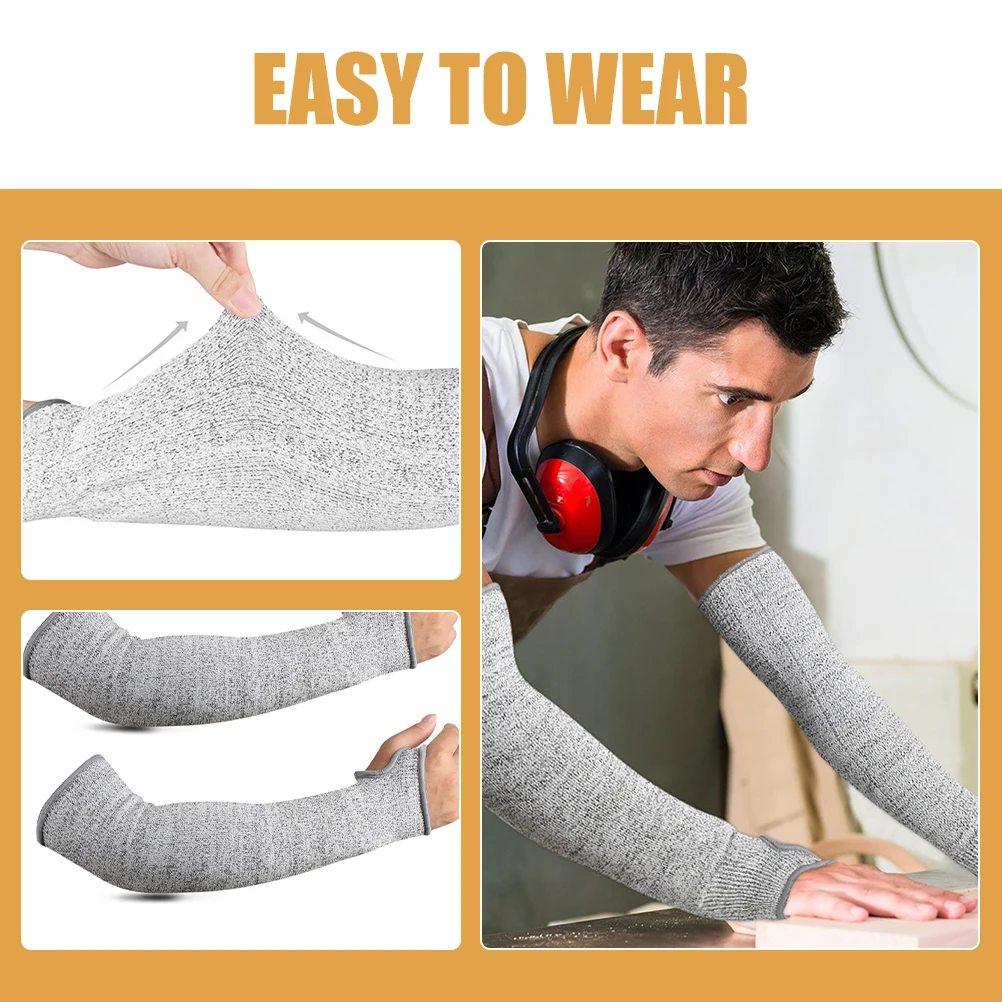 

Sleeves Cut-Resistant Armband Oversleeves Guards Protection for Gardeners Miss