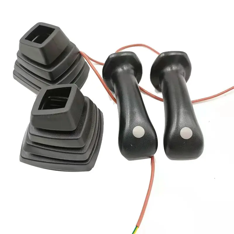 A27F-1Set L+R Excavator Joystick Assy Gears Handle With Dust Cover For Rexroth Yuchai LOVOL Longgong-Revo 55/60/65/75-8/80