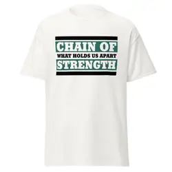 Chain of Strength Straight Edge Hardcore Front/Back Print T-Shirt