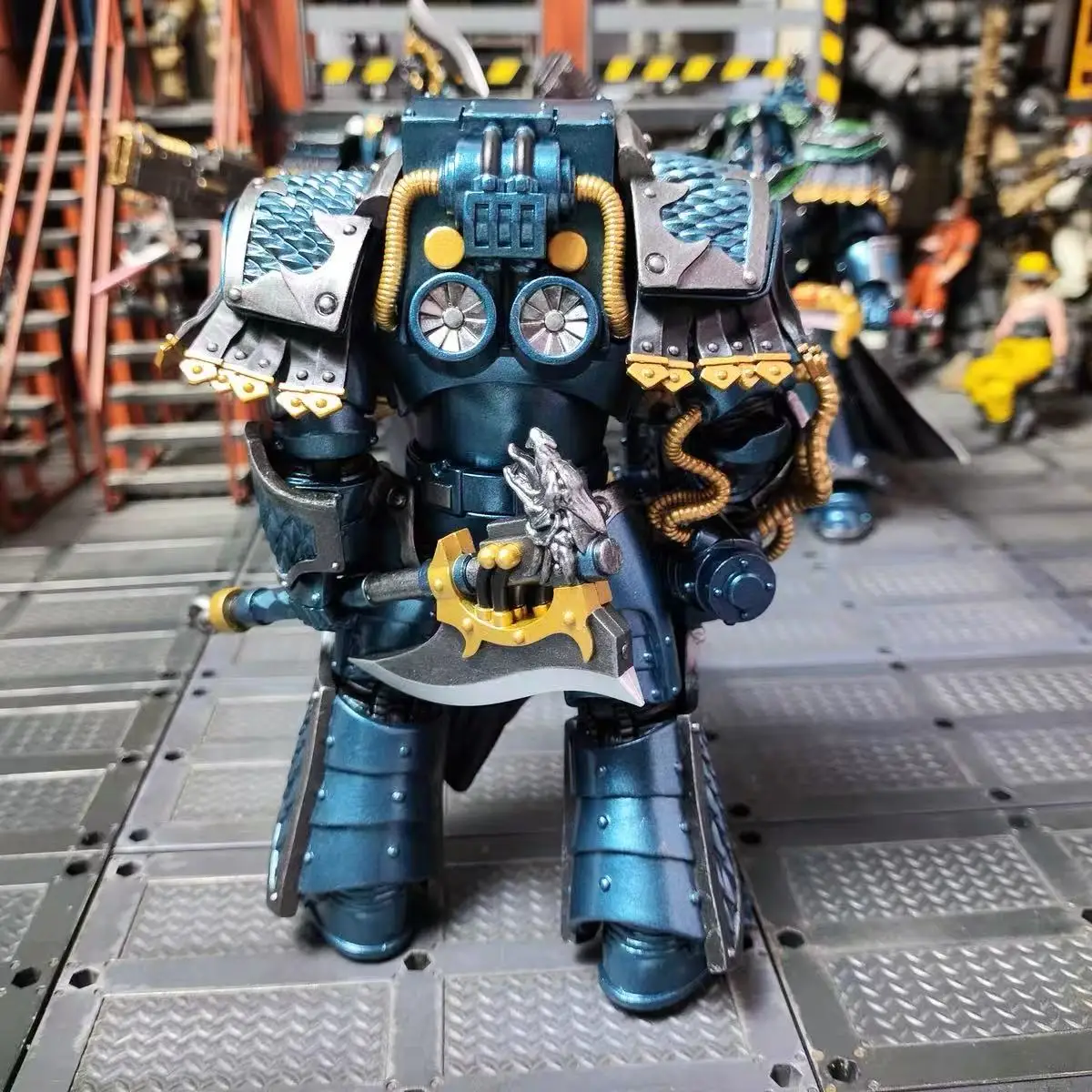 

【JOYTOY】Warhammer 40K The Horus Heresy Alpha Legion Lernaean Terminator with Conversion Beam Cannon Toy