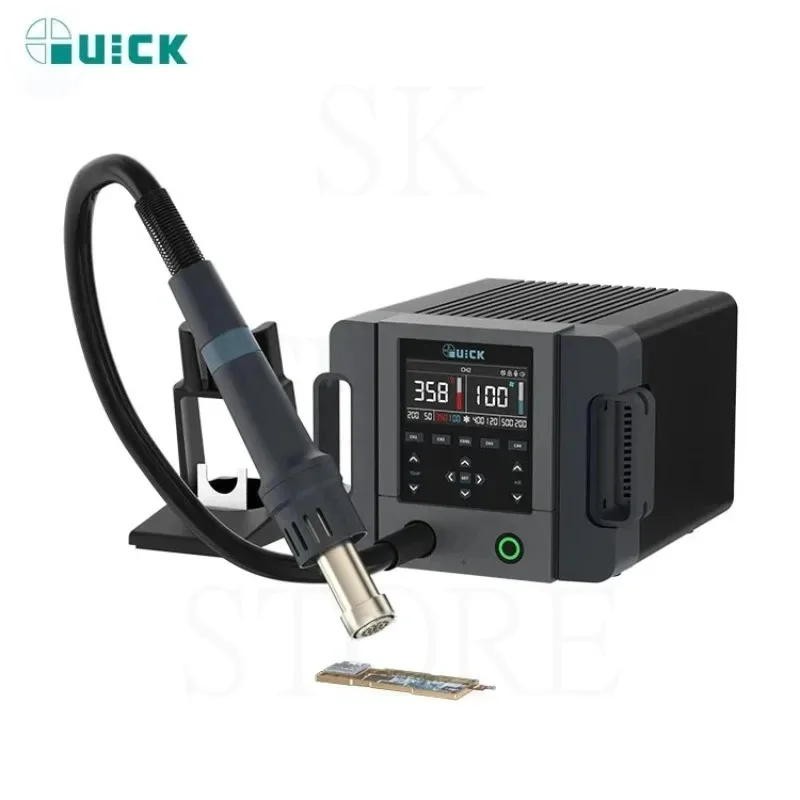 QUICK  Intelligent Hot Air Gun Desoldering Station High Power 1300W Large Air Volume Voltage 861PRO PCB Repair Station Tools