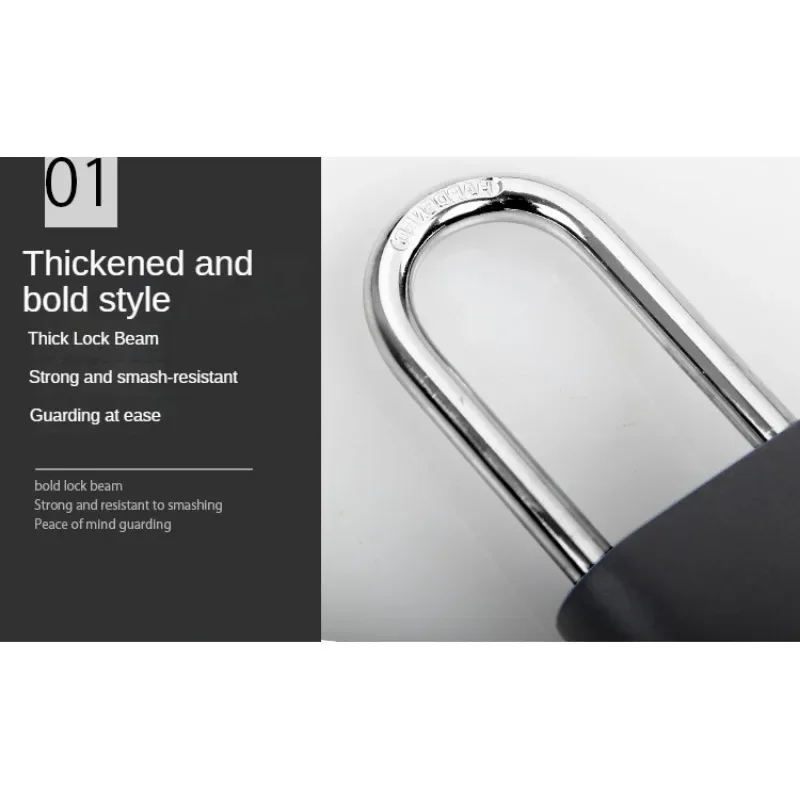 Zinc Alloy 4 Digit Hardened Shackle Weatherproof Outerdoor Locker Safety Combination Padlock