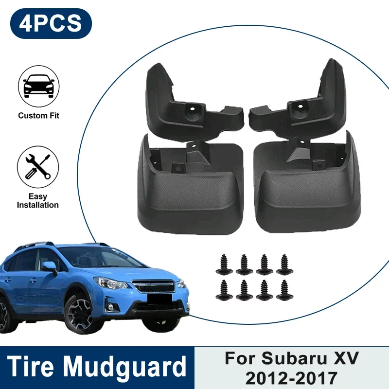 

Car Mud Splash Guards 4PCS For Subaru XV 2012-2017 Waterproof Anti-Scratch Fender Mud Flaps Auto Exterior Tuning Parts 2013 2014