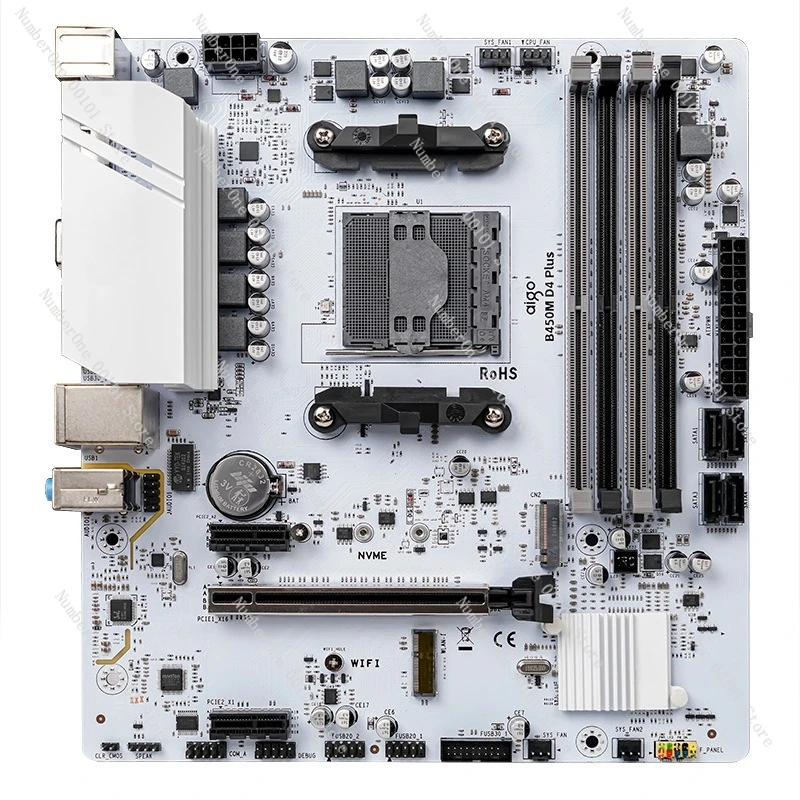 

B450 PLUS DDR4 new main board game e-sports design computer supports AM4 12345 generation