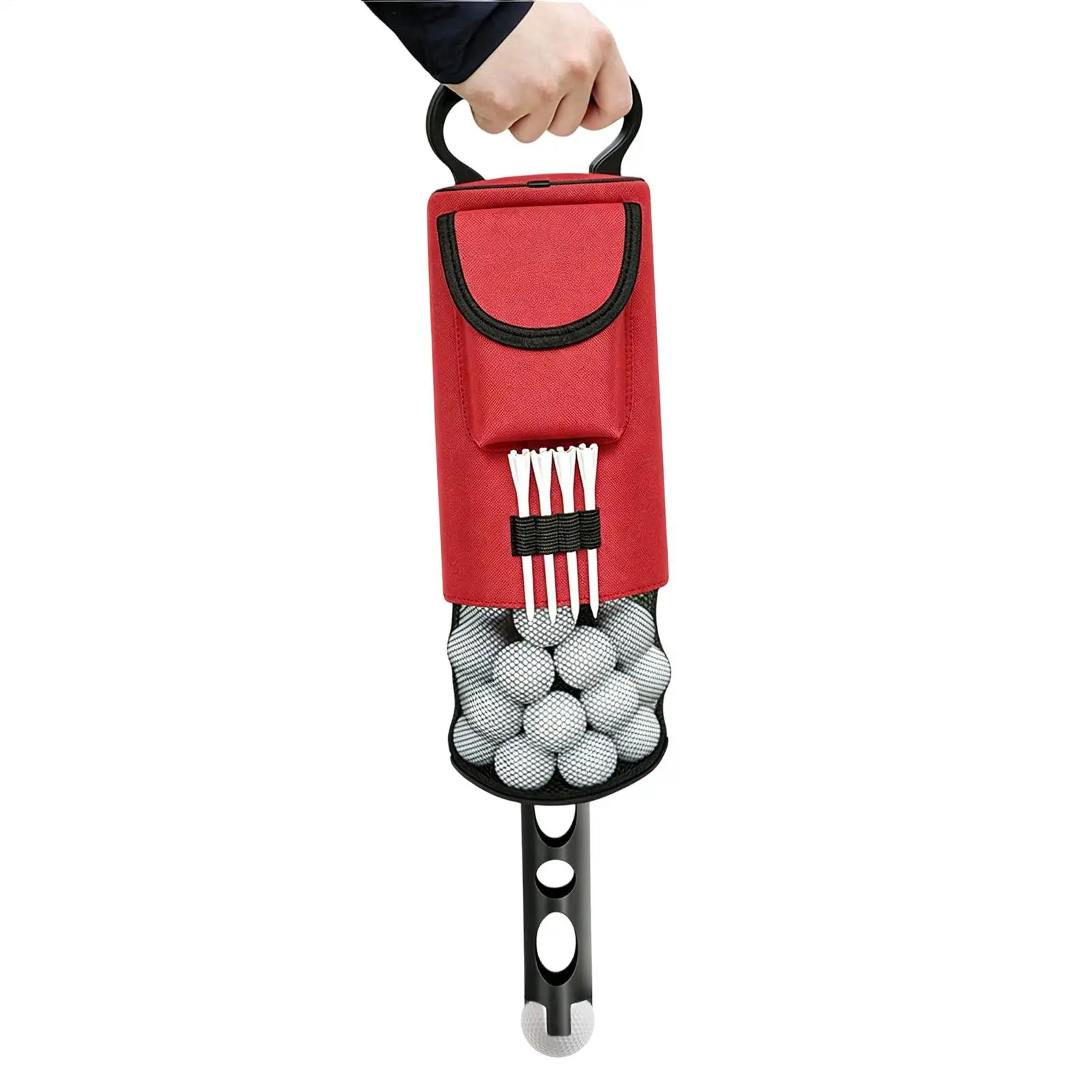 Sac de rangement pour balles de golf, amovible, grande capacité, en tissu nylon, pour hommes, femmes, professionnels et passionnés