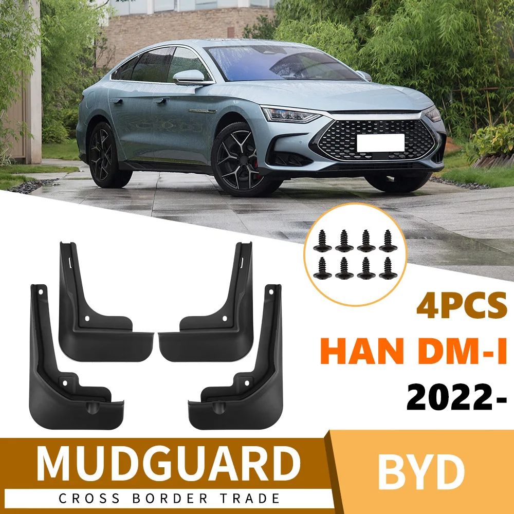 

Suitable for BYD Han DM-i 2022-2025 car fender tiles front and rear tire accessories