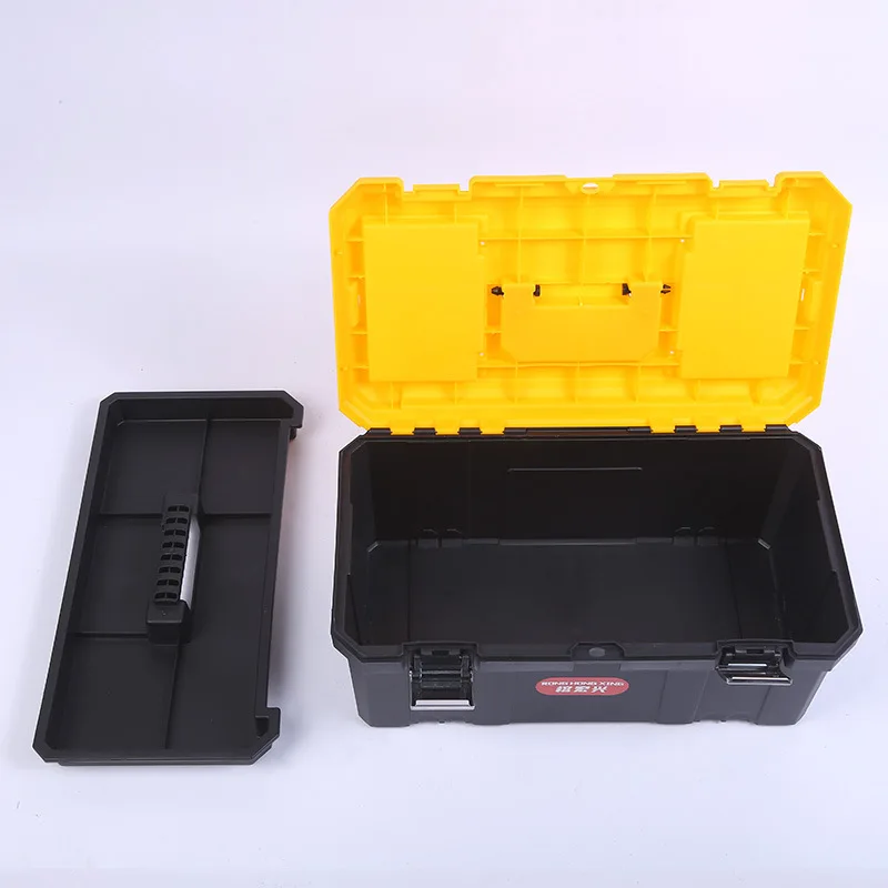 Heavy Duty Metal Tool Box Lockable Portable Tool Chest Organizer Rolling Garage Storage Large Capacity