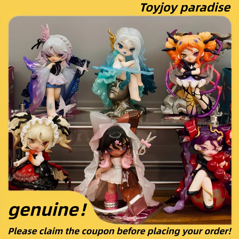 

Nono Sova Nightmare Lullaby Series Blind Box Dark Style Pvc Model Dolls Desktop Decoration Trendy Toys Mystery Box As Gift