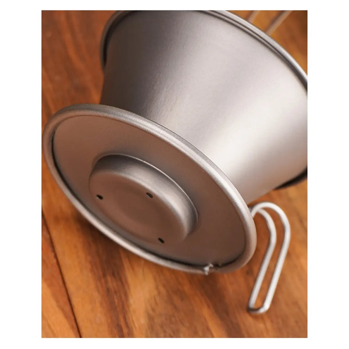 Pure Titanium Coffee Filter Cup Hand Brewed Coffee Filter Reusable Pour over Coffee Dripper Cone Manual Coffee Brewing