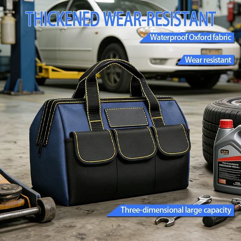 أكياس أدوات متعددة الوظائف أكياس كهربائي من قماش أكسفورد مقاومة للماء ومقاومة للاهتراء أكياس تخزين عالية السعة