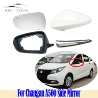 Para Changan A500 Auchan A600 espejo lateral espejo externo montaje de espejo retrovisor lente carcasa de señal de giro cubierta de marco de carcasa inferior