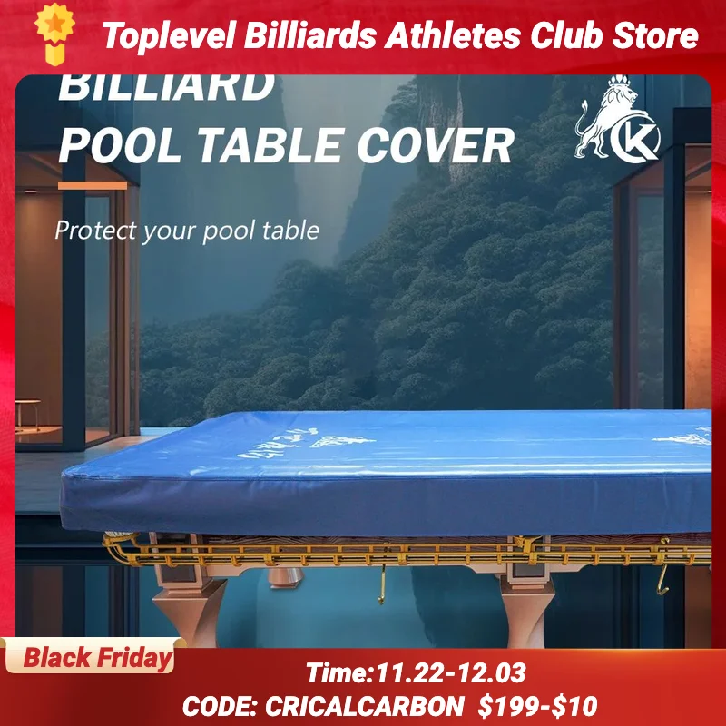 KONLLEN Heavy Duty Leatherette Billiard Pool Table Cover,Waterproof&Tearproof Cover for Pool Table