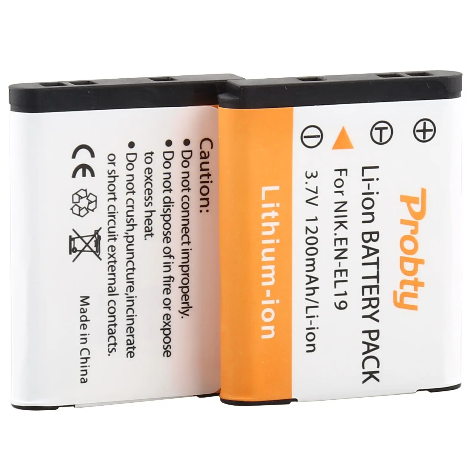 1200mAh EN-EL19 EN EL19 แบตเตอรี่สําหรับ Nikon COOLPIX S2500 S3100 S2600 W100 W150 S3300 S4300 S3200 S3500 ENEL19 แบตเตอรี่กล้อง