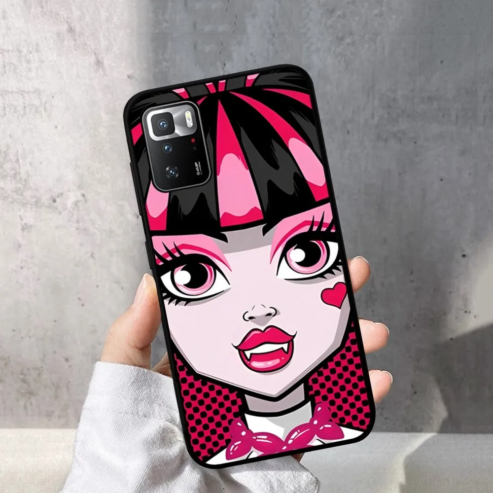 M-Monsters-H-High Anime Phone Case For Redmi Note 4 X 5 A 6 7 8 T 9 9S 10 11 11S 11Epro Poco M3 pro