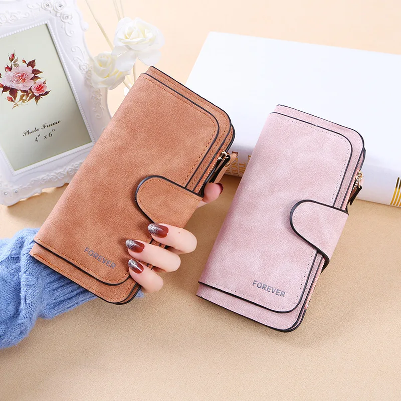 

Fashion Wallets Zipper Coin Purse Lady Long Short Purses Handbags Women Clutch Cards Holder PU Leather Moneybag Billfold Wallet