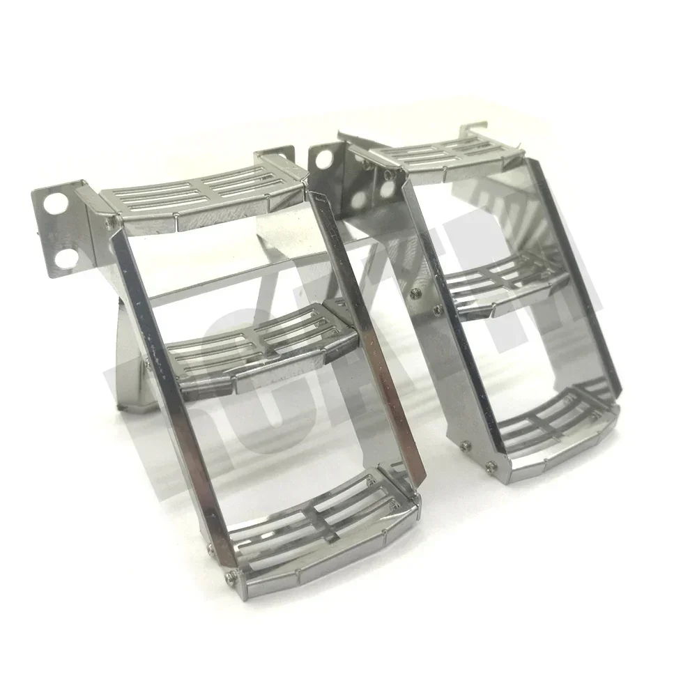 1 Pair Metal Mini Silver Ladder for 1/14 Tamiya RC Truck VOLVO FH16 56360 Diy Parts Toys