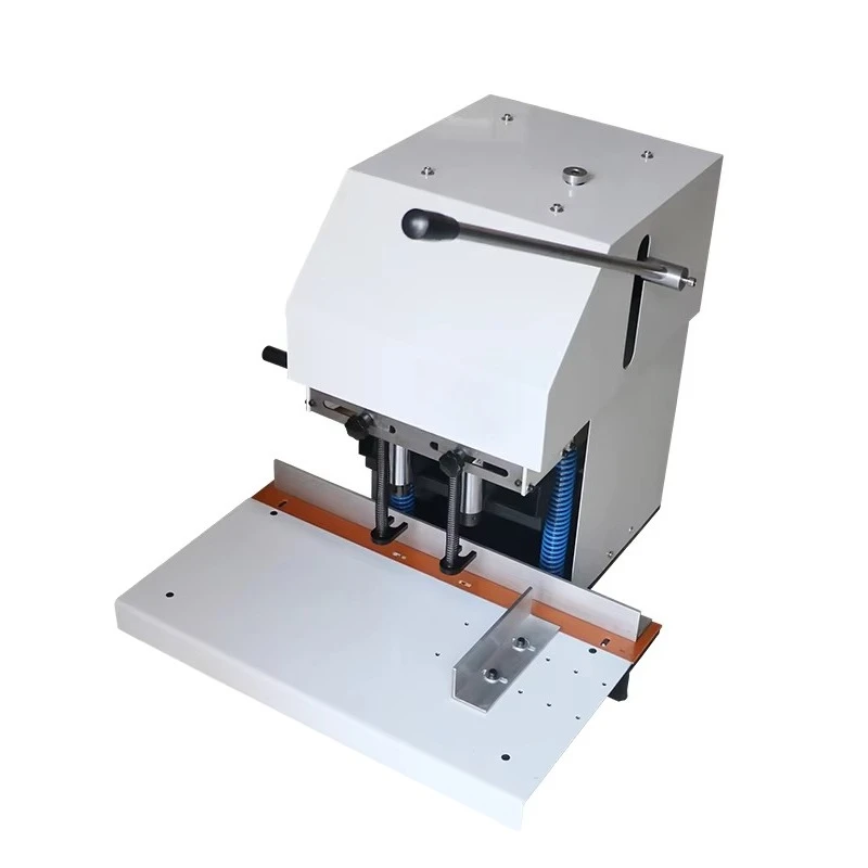 Double Head Hole Puncher Binding Tool With 50mm Drilling Depth Smooth Running Suitable For Batch Label Processing Machining Task