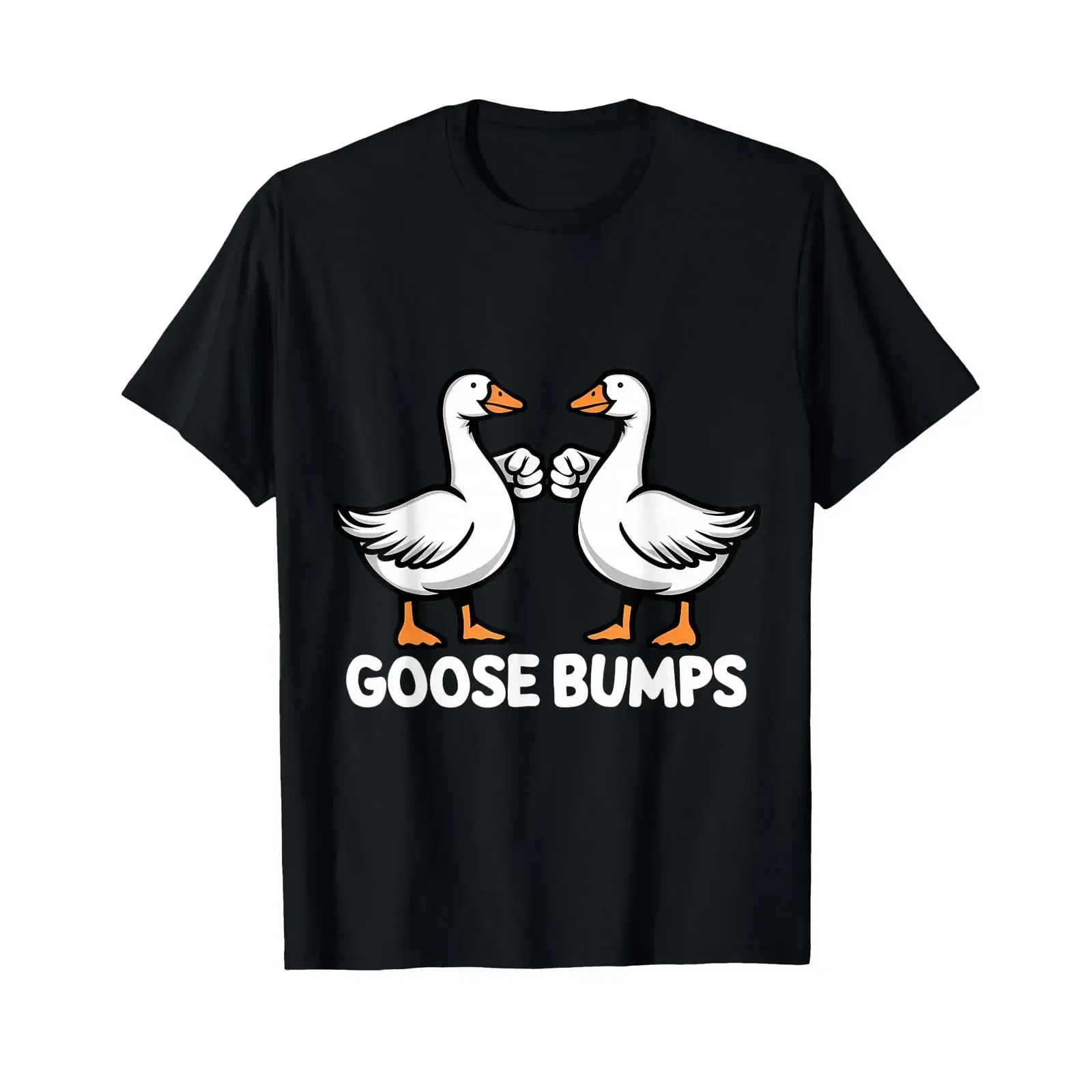 Goose Bumps Goosebumps Funny Dad Joke Humor T Shirt vintage Washed Stylish designer clothes Top For Everyday Wear Casual