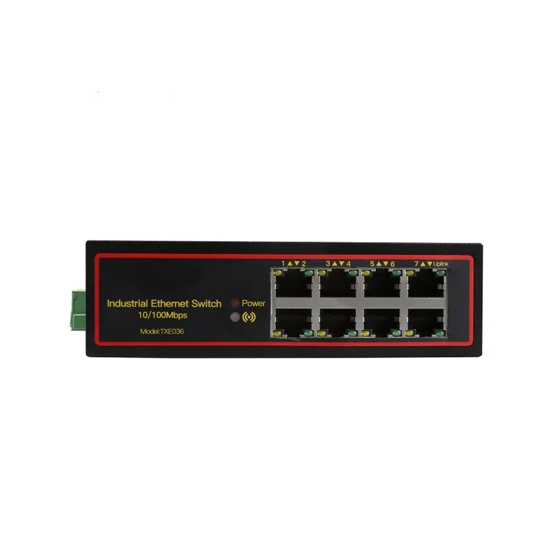 Standard protocol 802.3AF/AT 48 OUT/48V POE switch ,8 Ports Industrial Ethernet  POE Switch 10/100Mbps