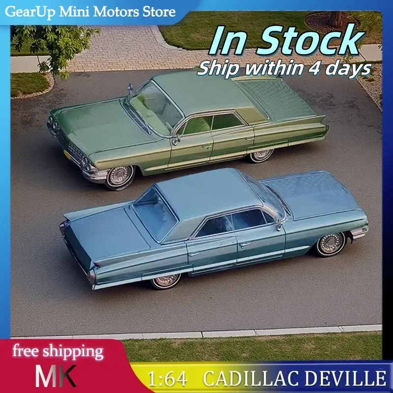 

NEW Release！MK1:64 1962 Cadillac Sedan DeVille Vintage Limited Edition Retro Classic Die-Cast Model for Collectors Enthusiasts