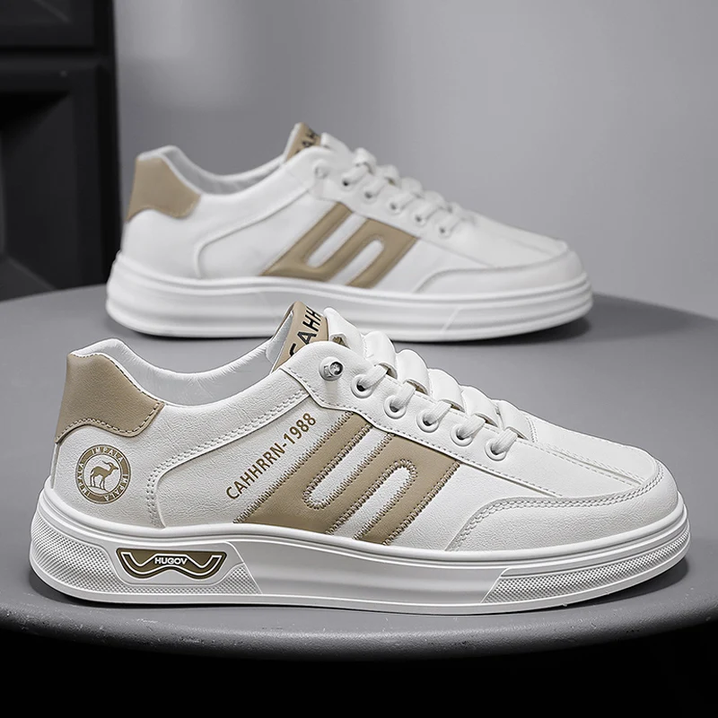 

Новая кожаная водонепроницаемая мужская обувь, модный бренд, элитный смысл, универсальные слипоны, повседневная обувь