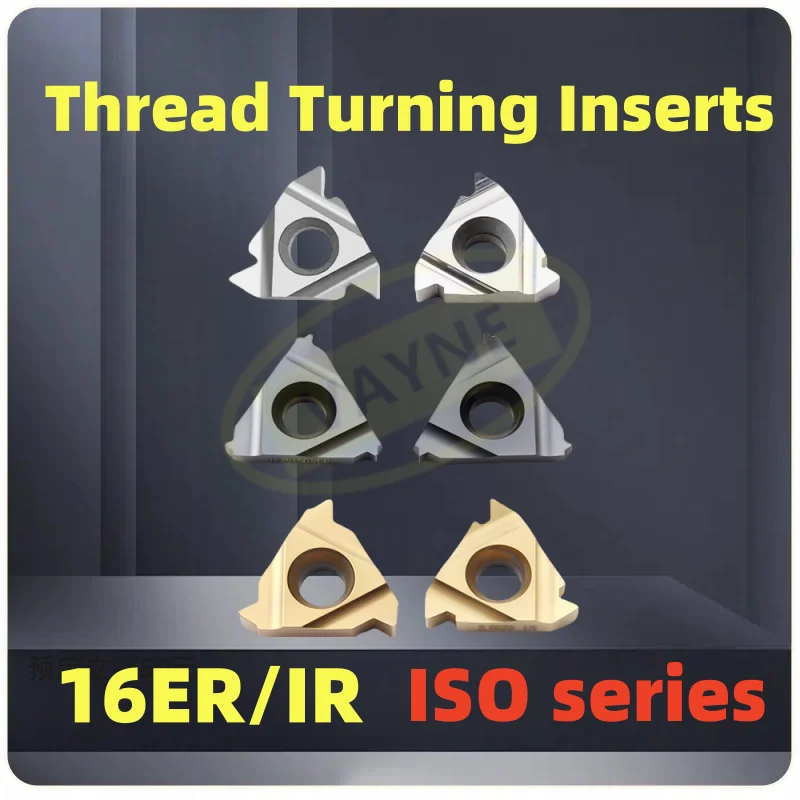 

5PCS 16ER 16IR 0.5 0.75 1.5 1.25 2.0 3.0 3.5 ISO Threading Cutter Tool CNC Lathe Thread Turning Inserts Carbide Blades