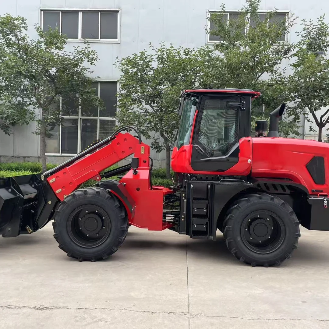 Mini Wheel Loader 0.8ton Front End Loader for Garden Landscape Agriculture Small Shovel In Stock Factory Wholesale Best