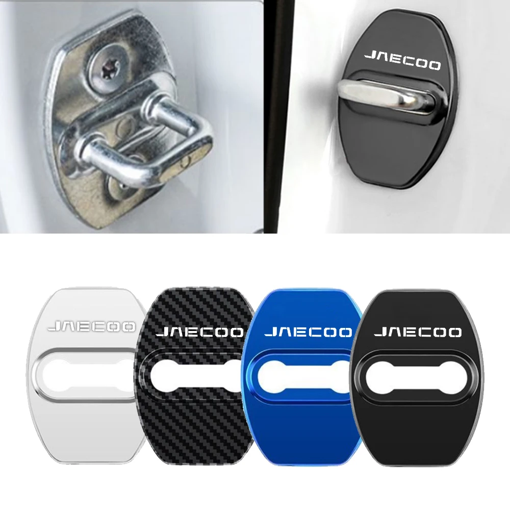 4 peças Capa Protetora para Fecho de Porta de Carro para Chery Jaecoo J7 J8 J5 6, Acessórios Anti-ferrugem