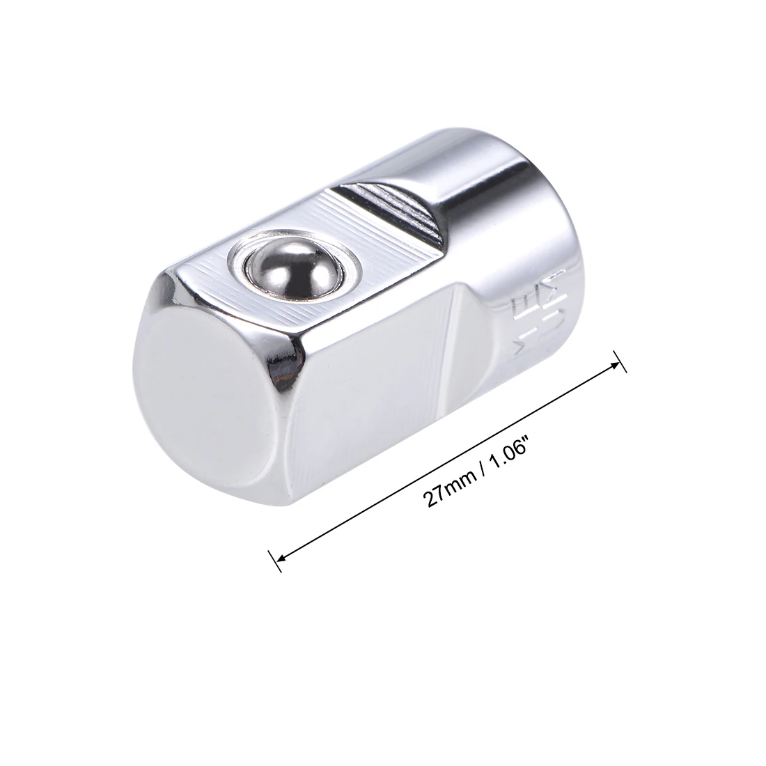

Uxcell 1/2/3pcs Cr-V Female to Male 1/4 Inch Drive (F) x 1/2 Inch (M) Socket Adapter Silver