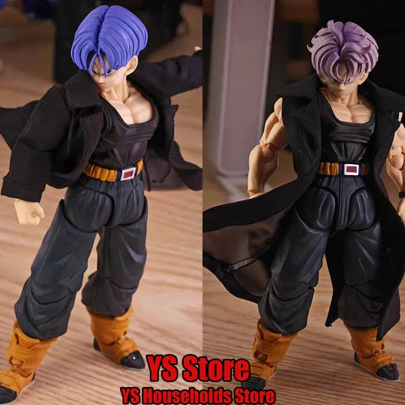 

1/12 Trunks Figure Sleeveless Long Sleeve Design Mini Windbreaker Coat Toys Clothes Accessory For Dragon Ball 6" Soldier Decor
