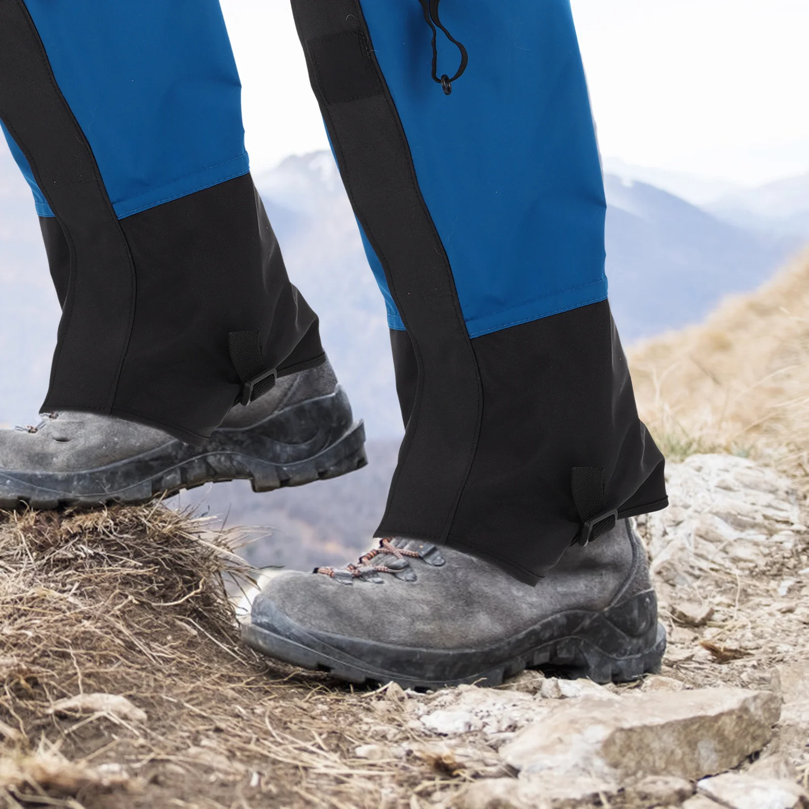 

1Pair Outdoor Gaiters Waterproof Leg Protector Hiking Sleeve Snow Mud Sand Resistant Boot Gaiters for Men Women