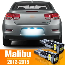 2pcs LED License Plate Light Bulb Accessories For Chevrolet Malibu 2012 2013 2014 2015