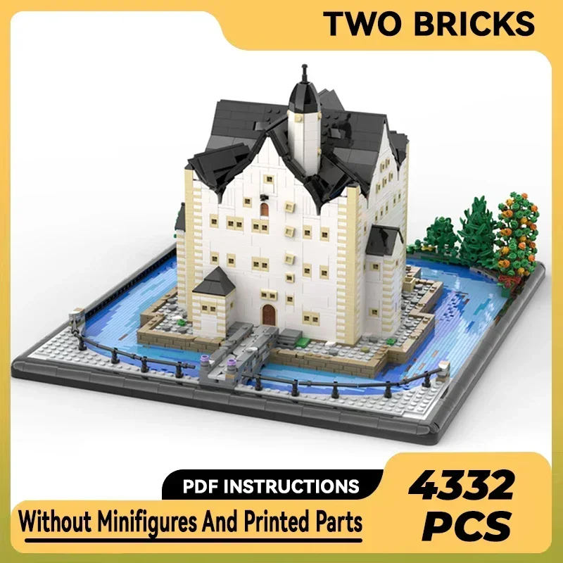 Street View Model Moc Building Bricks Water Castle Klaffenbach Technology Modular Blocks Gifts Christmas Toys DIY Sets Assembly