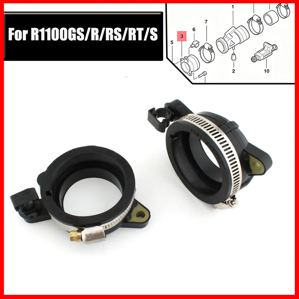 Motorcycle Carburetor Intake Manifold Air Interface For BMW A61 R1100 GS R RS RT S R1150GS Adv R1150R R1150RT R1200C R850C R850R