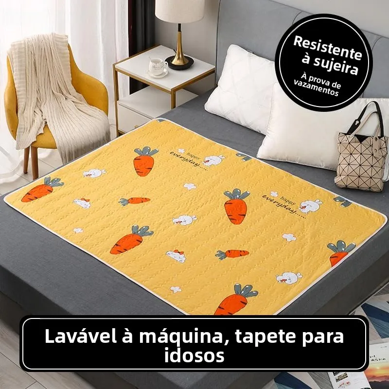 大型サイズ洗える防水大人の尿パッド高齢者ケアマットレスパッド病院寝具綿ポリエステルハイブリッドマットレスプロテクター