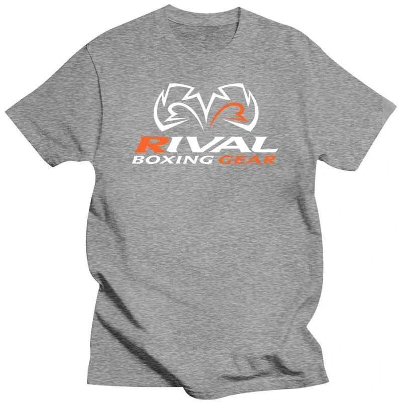 2026 Rival Boxing T-Shirt für Herren und Damen - Schwarz mit Design-Print und Ärmeln