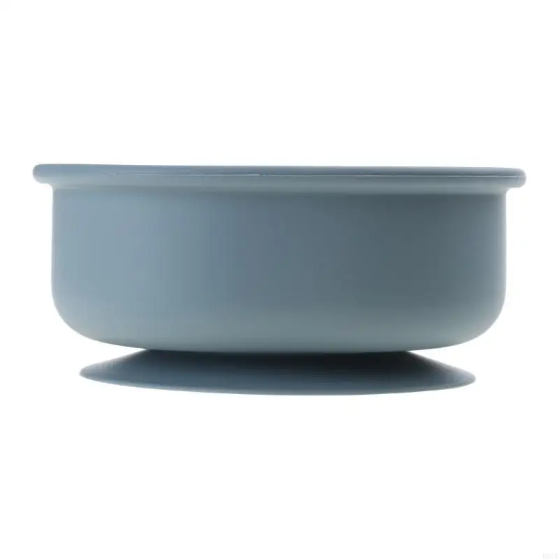 

E06F Baby Feeding Bowl Toddler Weaning Silicone Bowl Multi-color Bowl for Boys Girls