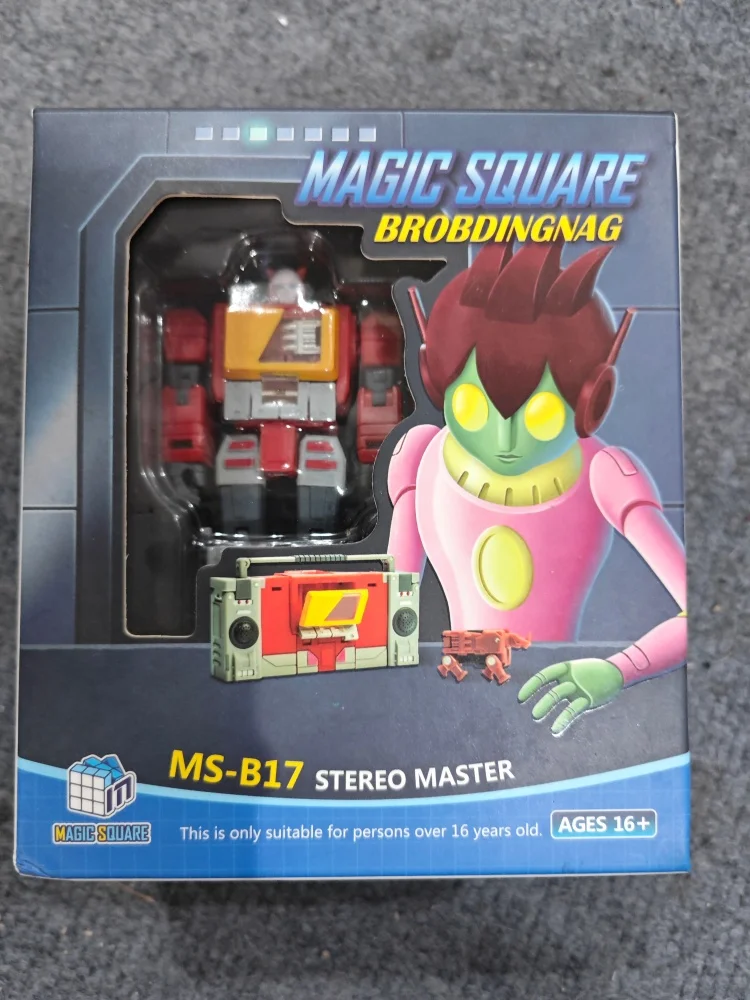 

Аутентичные в наличии 10 см Ms-B17a Маломасштабный робот-магнитофон Суставы могут быть сделаны в фигурки