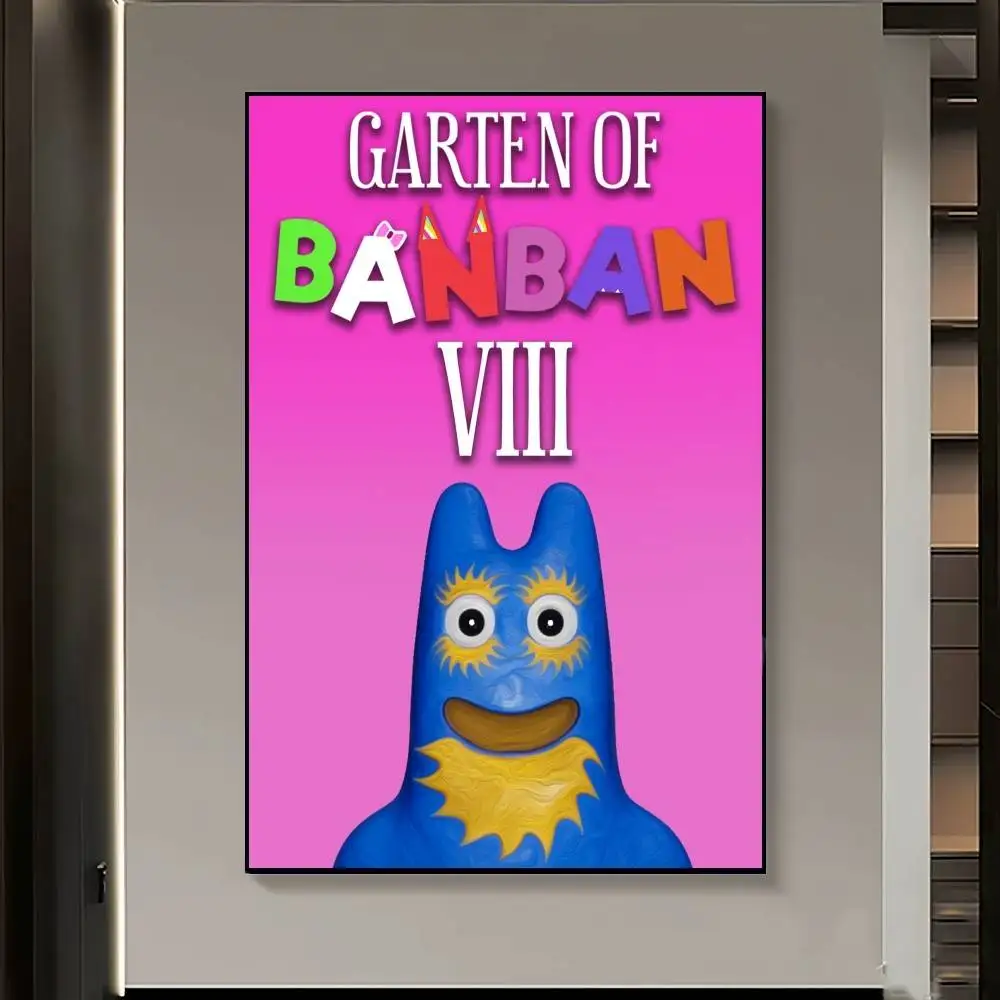 Game Garten of Banban 8 Poster Print Cook Cooked Wall Art Canvas