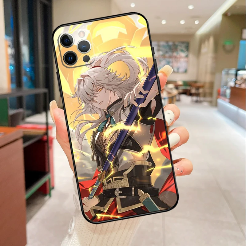 Honkai Star Rail JingYuan Phone Case For iPhone 16 15 13 11 12 14 Pro Max Mini XR X XS Max 6S Plus Cover