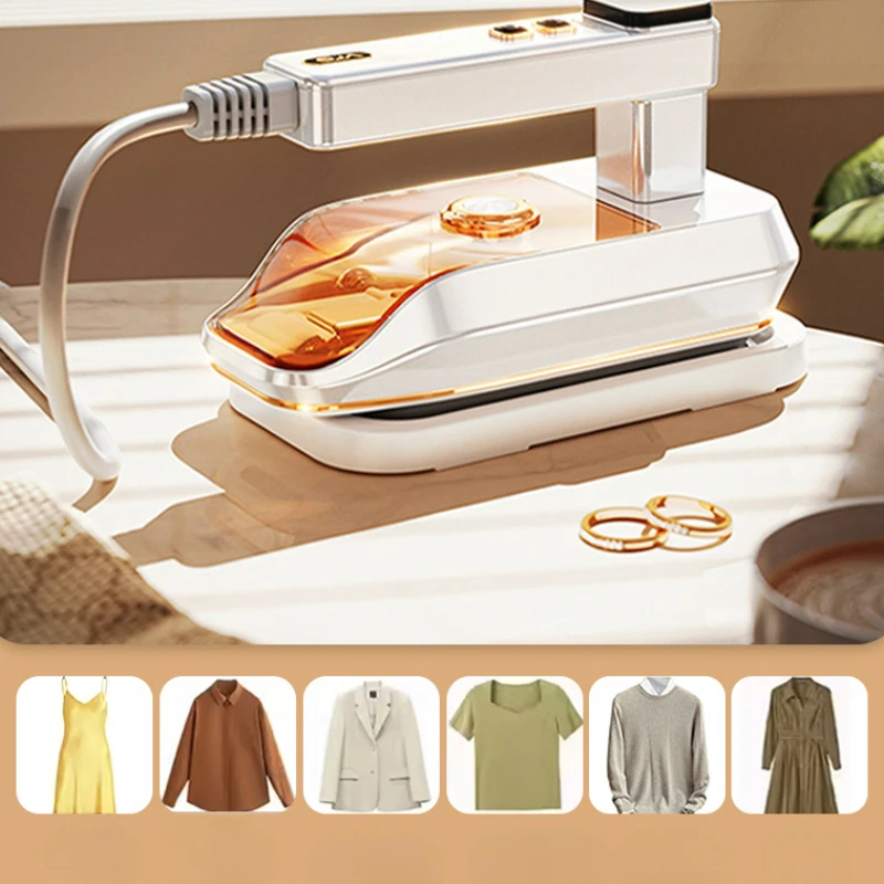 New Hand-hung Ironing Machine Handle Can Rotate Steamer Ironing Clothes Small Household Business Portable Iron for Clothes