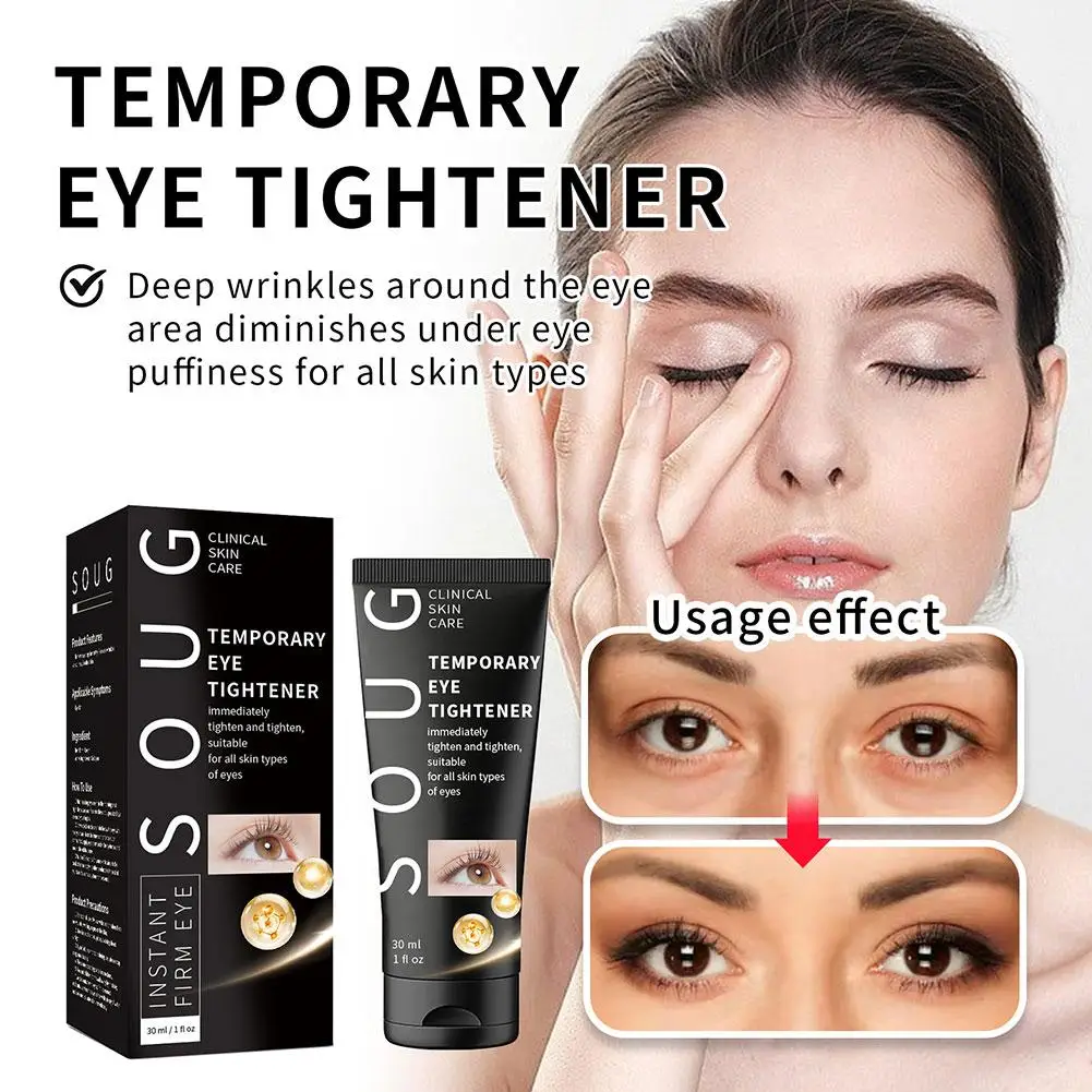 2pcs Soug Make Up Eye Firmer Eye Lift Firm Eye Bag Removal Wrinkle Removal Eye Care Cream Dark Circle Remover Hydration Moisture