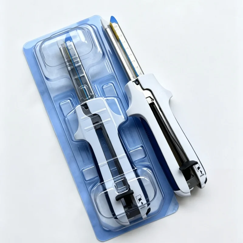 Medical Hospital Surgery Factory Supply Open Operation Linear Cutter Stapler With 2 Rows 80mm Blue Green Reloads and Cartridges