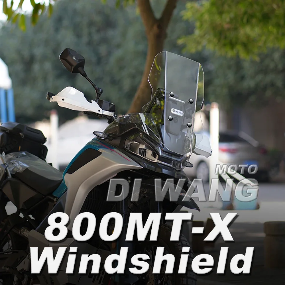 

Motorcycle Modified Windshield Heightened Windshield Front Glass Accessories For CFMOTO 800MTX 800MT-X 800 MTX Wind Deflector