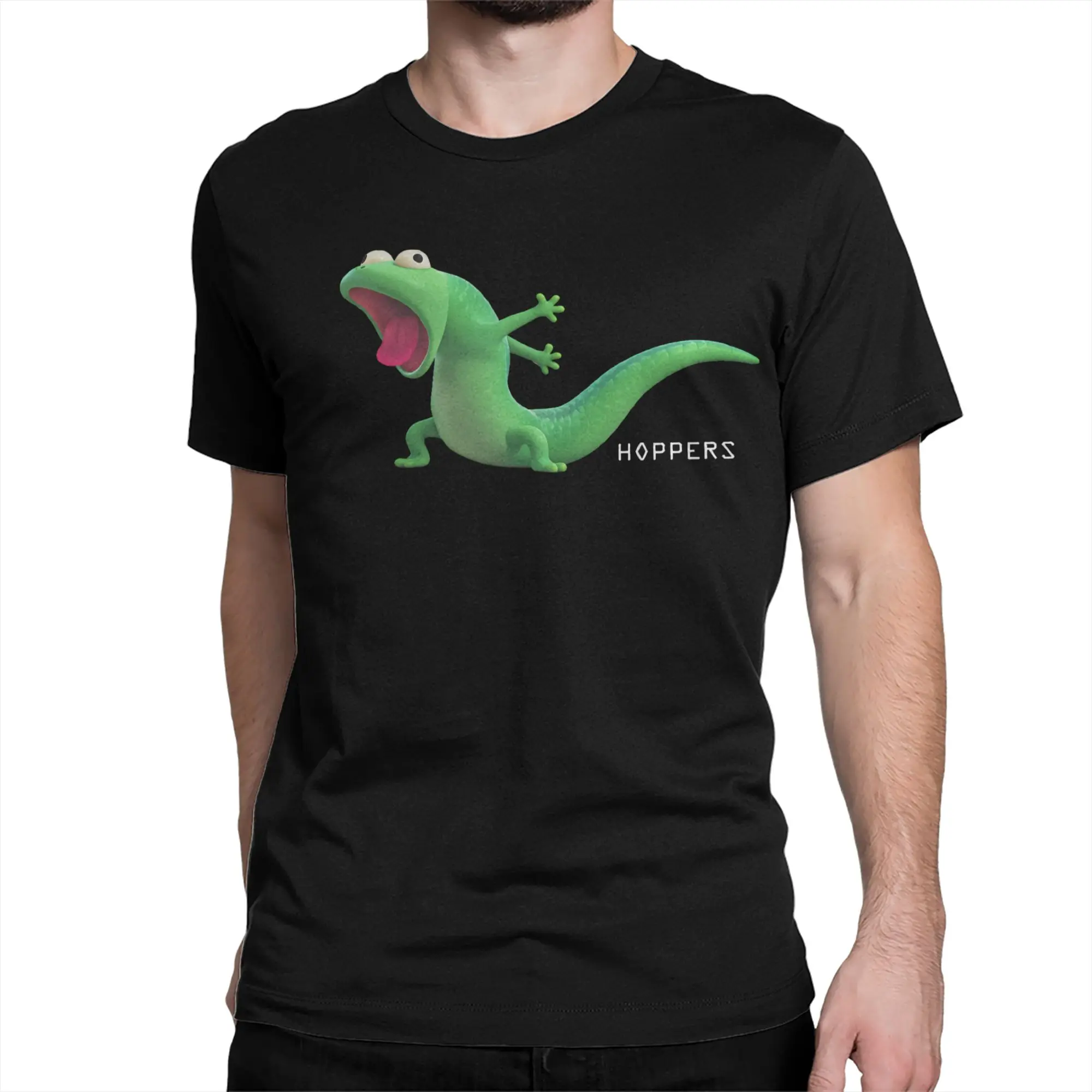 Men Women's Hoppers Tom Lizard Yelling Funny Pose T Shirt Cotton Clothing Short Sleeve Round Collar Tee Shirt Printed T-Shirts
